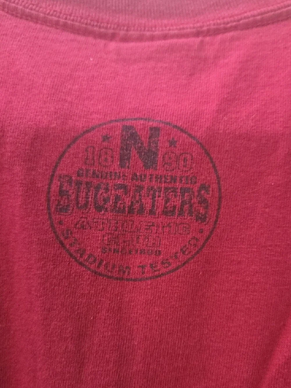 Gildan Maroon Bugeaters Football Tee - Picture 5 of 5